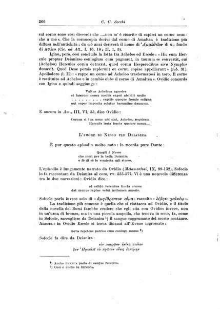 Atene e Roma bullettino della società italiana della diffusione e l'incoraggiamento degli studi classici