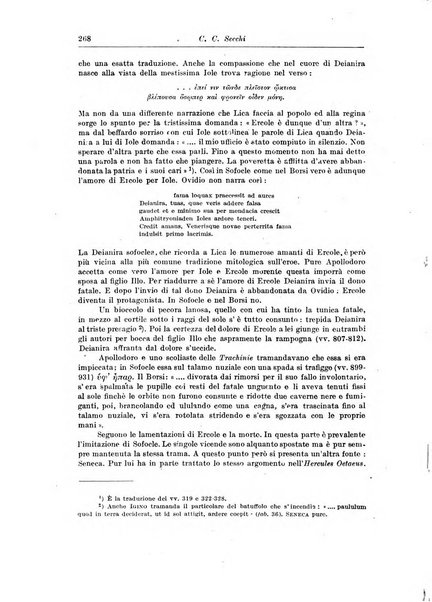 Atene e Roma bullettino della società italiana della diffusione e l'incoraggiamento degli studi classici