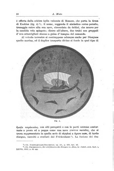 Atene e Roma bullettino della società italiana della diffusione e l'incoraggiamento degli studi classici