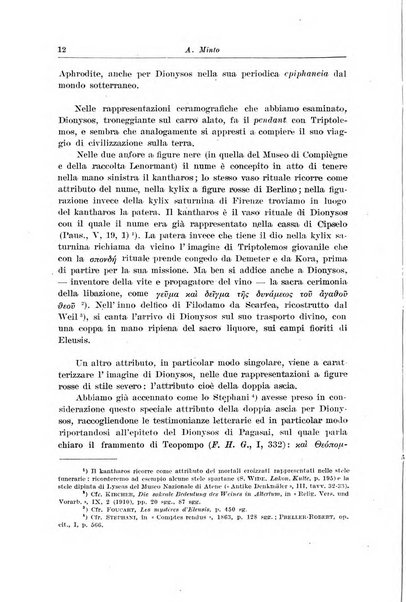 Atene e Roma bullettino della società italiana della diffusione e l'incoraggiamento degli studi classici