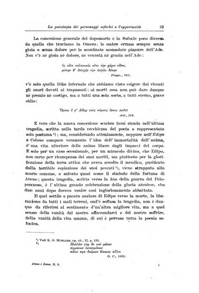 Atene e Roma bullettino della società italiana della diffusione e l'incoraggiamento degli studi classici