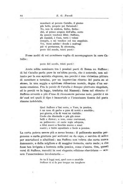 Atene e Roma bullettino della società italiana della diffusione e l'incoraggiamento degli studi classici