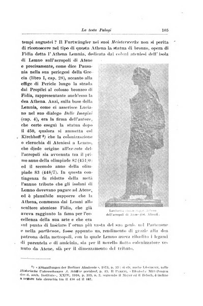 Atene e Roma bullettino della società italiana della diffusione e l'incoraggiamento degli studi classici