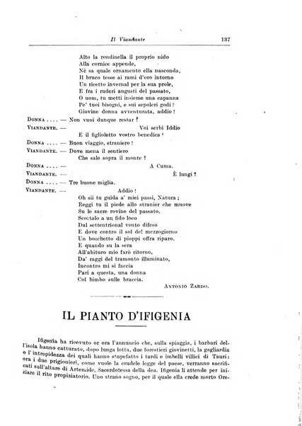 Atene e Roma bullettino della società italiana della diffusione e l'incoraggiamento degli studi classici