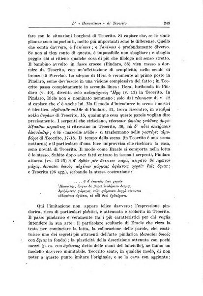 Atene e Roma bullettino della società italiana della diffusione e l'incoraggiamento degli studi classici