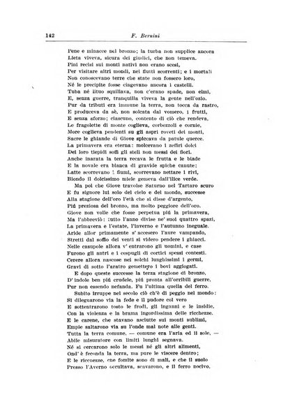 Atene e Roma bullettino della società italiana della diffusione e l'incoraggiamento degli studi classici