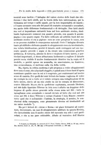 Atene e Roma bullettino della società italiana della diffusione e l'incoraggiamento degli studi classici