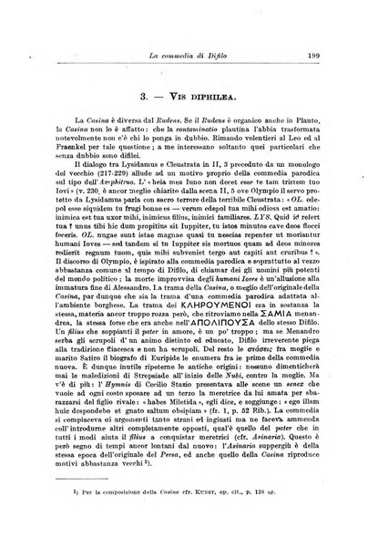 Atene e Roma bullettino della società italiana della diffusione e l'incoraggiamento degli studi classici