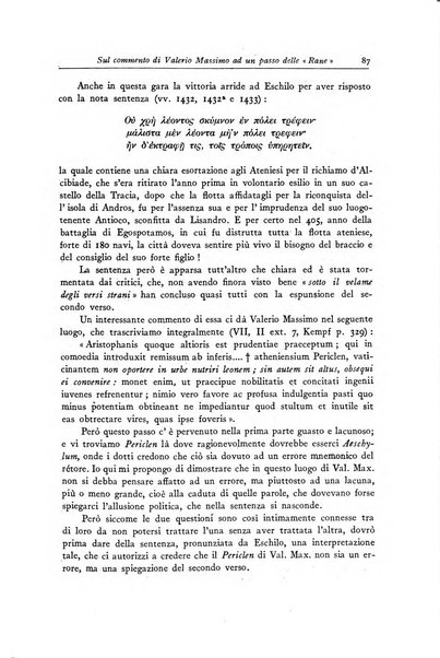 Atene e Roma bullettino della società italiana della diffusione e l'incoraggiamento degli studi classici