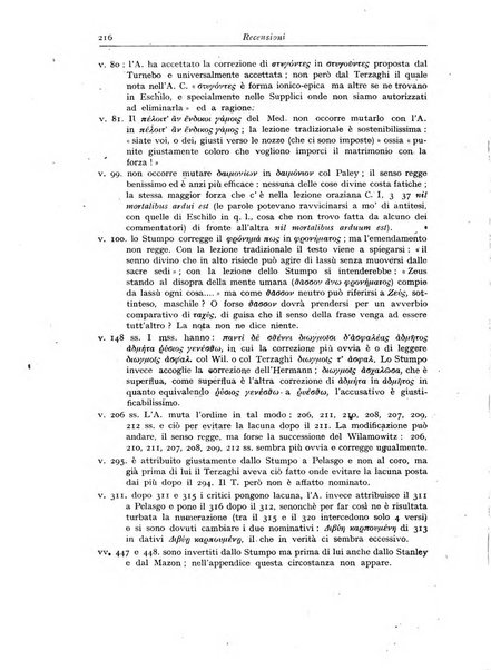 Atene e Roma bullettino della società italiana della diffusione e l'incoraggiamento degli studi classici