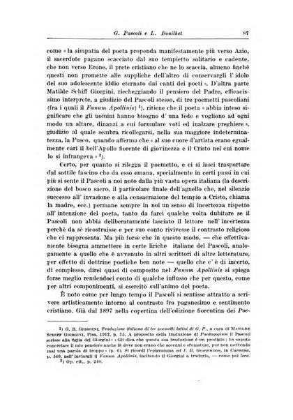 Atene e Roma bullettino della società italiana della diffusione e l'incoraggiamento degli studi classici