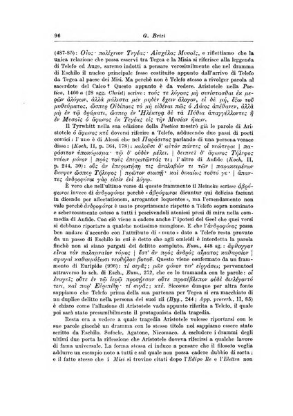 Atene e Roma bullettino della società italiana della diffusione e l'incoraggiamento degli studi classici