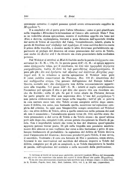 Atene e Roma bullettino della società italiana della diffusione e l'incoraggiamento degli studi classici