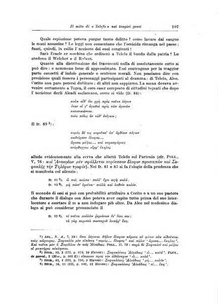 Atene e Roma bullettino della società italiana della diffusione e l'incoraggiamento degli studi classici