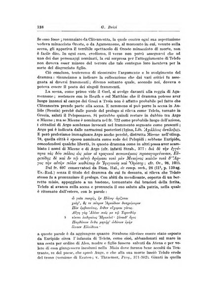 Atene e Roma bullettino della società italiana della diffusione e l'incoraggiamento degli studi classici