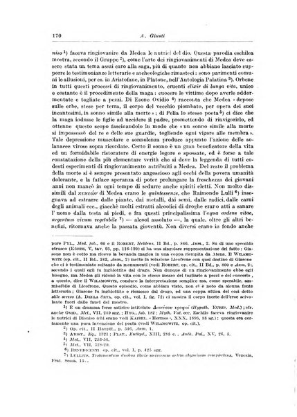 Atene e Roma bullettino della società italiana della diffusione e l'incoraggiamento degli studi classici