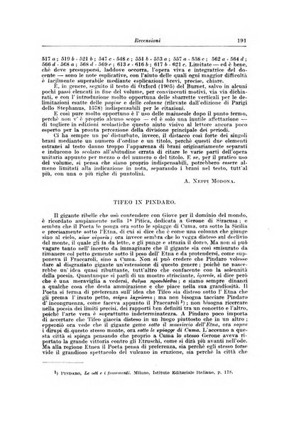 Atene e Roma bullettino della società italiana della diffusione e l'incoraggiamento degli studi classici