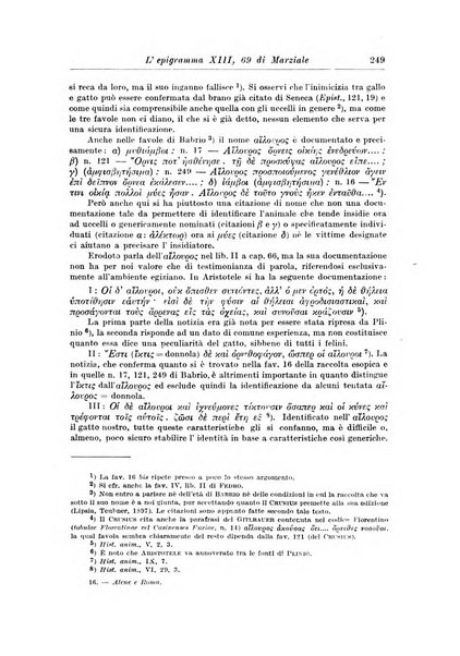 Atene e Roma bullettino della società italiana della diffusione e l'incoraggiamento degli studi classici