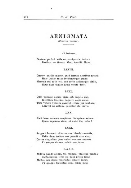 Atene e Roma bullettino della società italiana della diffusione e l'incoraggiamento degli studi classici