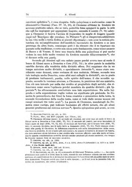 Atene e Roma bullettino della società italiana della diffusione e l'incoraggiamento degli studi classici