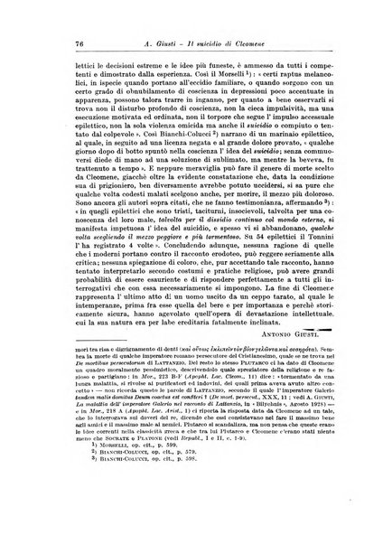 Atene e Roma bullettino della società italiana della diffusione e l'incoraggiamento degli studi classici