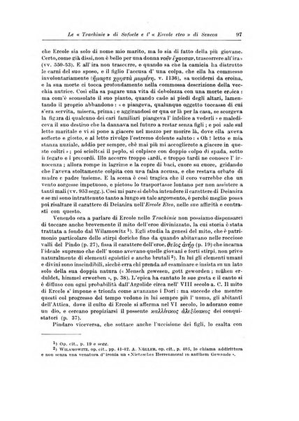 Atene e Roma bullettino della società italiana della diffusione e l'incoraggiamento degli studi classici