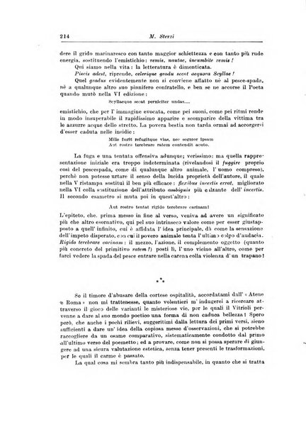 Atene e Roma bullettino della società italiana della diffusione e l'incoraggiamento degli studi classici