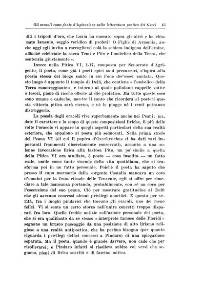 Atene e Roma bullettino della società italiana della diffusione e l'incoraggiamento degli studi classici