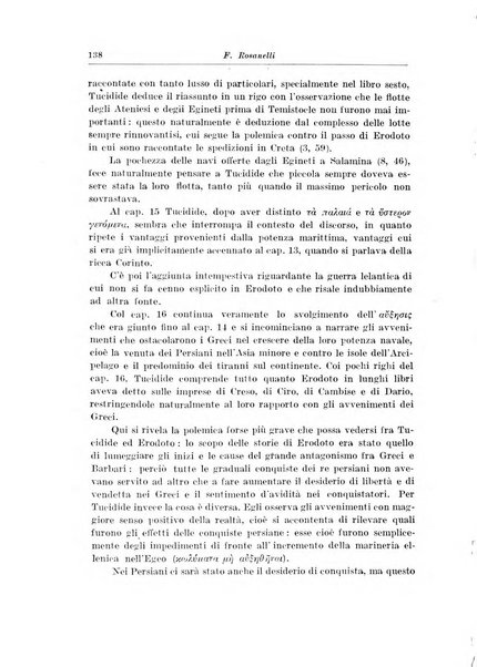 Atene e Roma bullettino della società italiana della diffusione e l'incoraggiamento degli studi classici