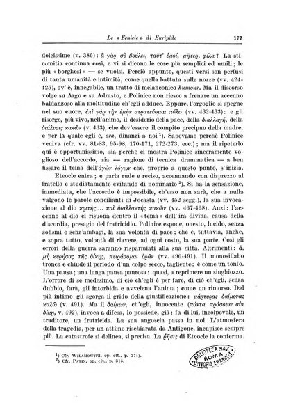 Atene e Roma bullettino della società italiana della diffusione e l'incoraggiamento degli studi classici