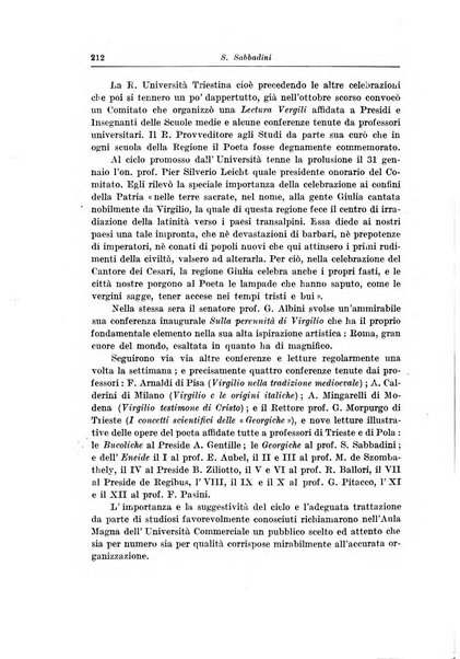 Atene e Roma bullettino della società italiana della diffusione e l'incoraggiamento degli studi classici