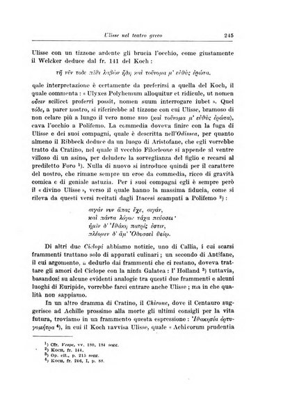 Atene e Roma bullettino della società italiana della diffusione e l'incoraggiamento degli studi classici