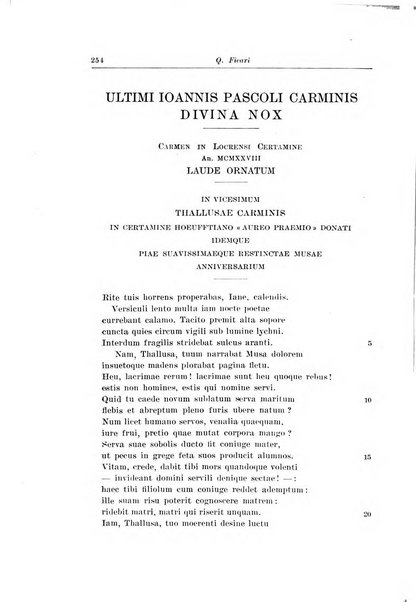 Atene e Roma bullettino della società italiana della diffusione e l'incoraggiamento degli studi classici