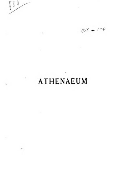 Athenaeum studi periodici di letteratura e storia