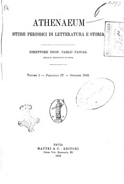 Athenaeum studi periodici di letteratura e storia