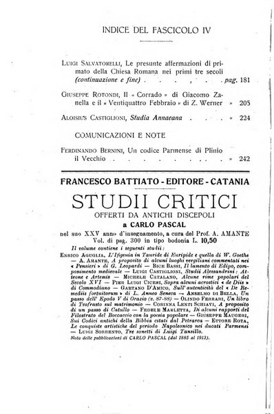 Athenaeum studi periodici di letteratura e storia