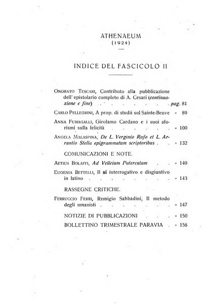 Athenaeum studi periodici di letteratura e storia