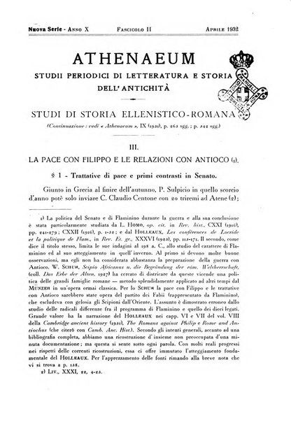 Athenaeum studi periodici di letteratura e storia