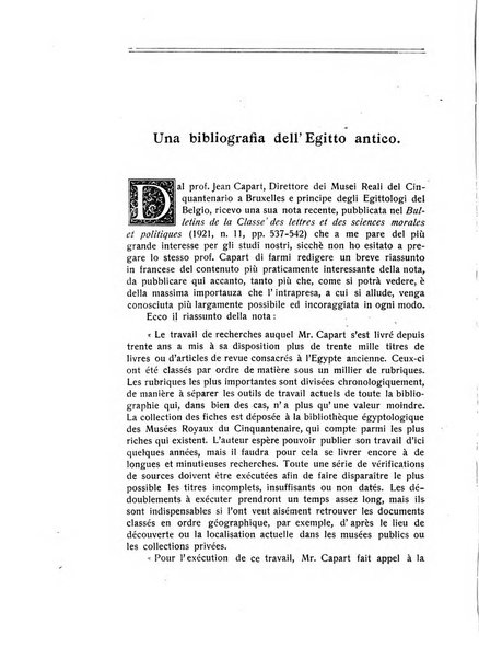 Aegyptus rivista italiana di egittologia e di papirologia