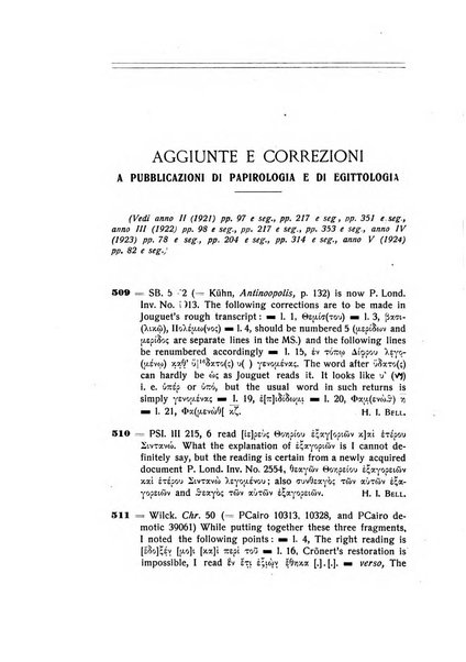 Aegyptus rivista italiana di egittologia e di papirologia