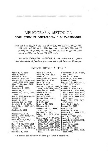 Aegyptus rivista italiana di egittologia e di papirologia