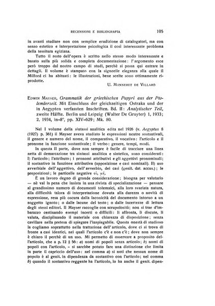 Aegyptus rivista italiana di egittologia e di papirologia