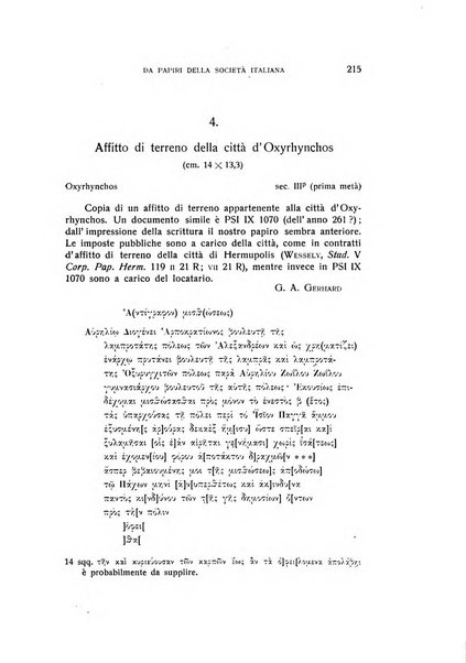 Aegyptus rivista italiana di egittologia e di papirologia