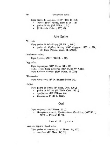 Aegyptus rivista italiana di egittologia e di papirologia