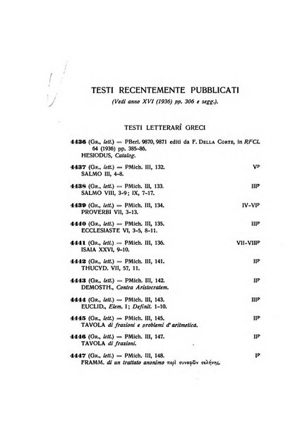 Aegyptus rivista italiana di egittologia e di papirologia