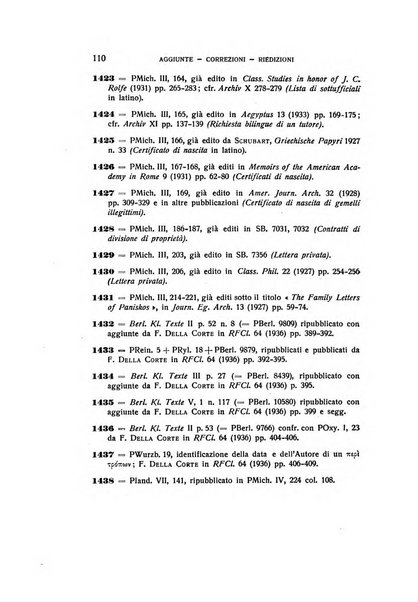 Aegyptus rivista italiana di egittologia e di papirologia