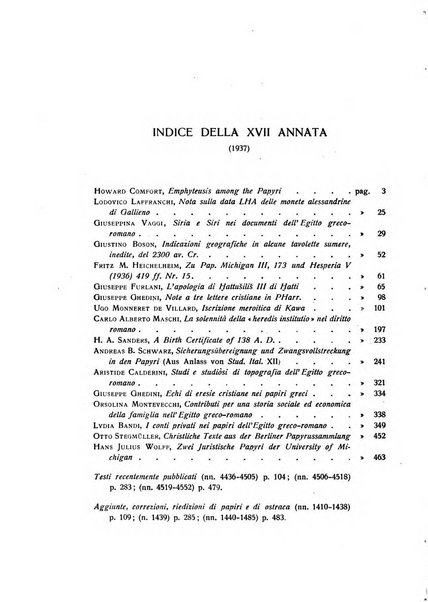 Aegyptus rivista italiana di egittologia e di papirologia