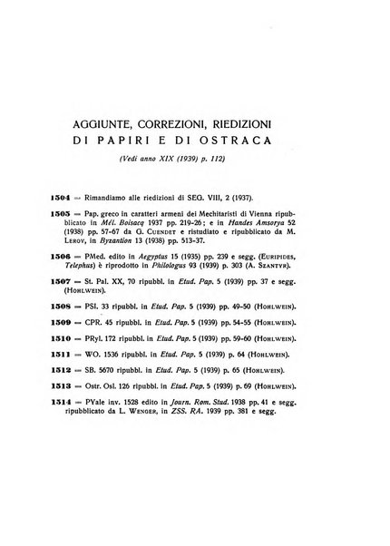 Aegyptus rivista italiana di egittologia e di papirologia