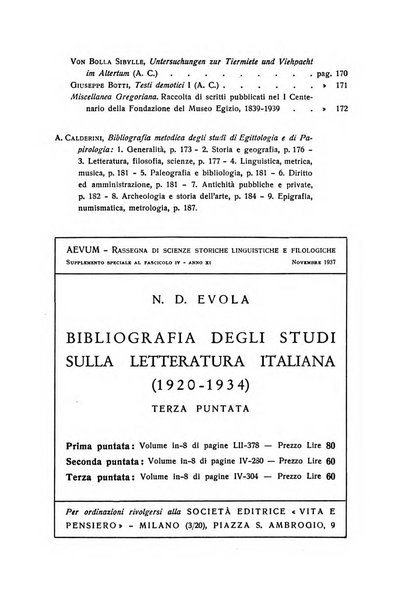 Aegyptus rivista italiana di egittologia e di papirologia