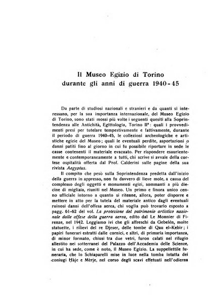 Aegyptus rivista italiana di egittologia e di papirologia